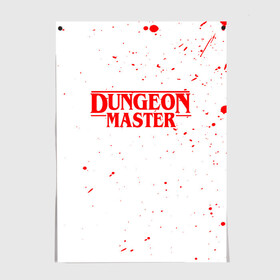 Постер с принтом DUNGEON MASTER BLOOD ГАЧИМУЧИ БЕЛЫЙ в Белгороде, 100% бумага
 | бумага, плотность 150 мг. Матовая, но за счет высокого коэффициента гладкости имеет небольшой блеск и дает на свету блики, но в отличии от глянцевой бумаги не покрыта лаком | aniki | billy | boss | boy | bucks | dark | deep | door | dungeon | fantasy | gachi | gachimuchi | gym | hundred | master | muchi | next | stranger | the | things | three | van | wee | билли | ван | гачи | гачимучи | дела | мучи | 