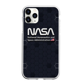 Чехол для iPhone 11 Pro матовый с принтом NASA 3D LOGO   НАСА 3D логотип в Белгороде, Силикон |  | elon | mask | musk | nasa | space x | star | америка | астронавт | звезды | земля | илон | космонавт | космос | луна | марс | маск | наса | планета | ракета | флаг