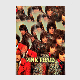 Постер с принтом The Piper at the Gates of Dawn - Pink Floyd в Белгороде, 100% бумага
 | бумага, плотность 150 мг. Матовая, но за счет высокого коэффициента гладкости имеет небольшой блеск и дает на свету блики, но в отличии от глянцевой бумаги не покрыта лаком | Тематика изображения на принте: pink floyd | pinkfloyd | альбом | арт | артрок | дэвид гилмор | пинк флойд | пинкфлойд | прогрессивный | психоделический | ричард райт | роджер уотерс | рок группа | сид барретт | симфонический | спэйс | эйсид