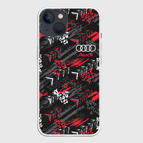 Чехол для iPhone 13 с принтом AUDI 3D LOGO АУДИ в Белгороде,  |  | audi | auto | autosport | avto | car | race | street racing | авто | автоспорт | ауди | гонки | марка | машина | тачка