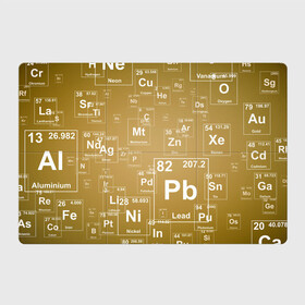 Магнитный плакат 3Х2 с принтом Pb - таблица Менделеева в Белгороде, Полимерный материал с магнитным слоем | 6 деталей размером 9*9 см | pb | для физиков | для химиков | менделеев | наука | песочные | свинец | студентам | таблица менделеева | физика | химия