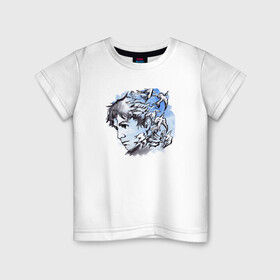 Детская футболка хлопок с принтом Свобода LIZER в Белгороде, 100% хлопок | круглый вырез горловины, полуприлегающий силуэт, длина до линии бедер | freedom | lizer | лизер | обложка | птицы | свобода | сингл | хип хоп | чайки