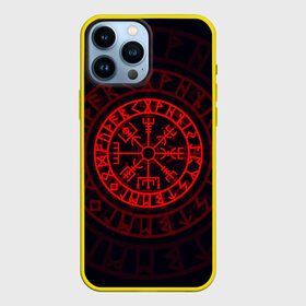 Чехол для iPhone 13 Pro Max с принтом Красный Вегвизир в Белгороде,  |  | викинги | красный вегвизир | минимализм | руны | руны викингов | символ | символика