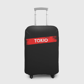 Чехол для чемодана 3D с принтом TOKIO (БУМАЖНЫЙ ДОМ) в Белгороде, 86% полиэфир, 14% спандекс | двустороннее нанесение принта, прорези для ручек и колес | bella | bells | casa | ciao | de | el | jingle | la | moscow | netflix | papel | professor | resistencia | tokio | viva | бумажный | дом | профессор