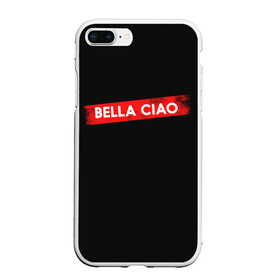 Чехол для iPhone 7Plus/8 Plus матовый с принтом BELLA CIAO (БУМАЖНЫЙ ДОМ) в Белгороде, Силикон | Область печати: задняя сторона чехла, без боковых панелей | Тематика изображения на принте: bella | bells | casa | ciao | de | el | jingle | la | moscow | netflix | papel | professor | resistencia | tokio | viva | бумажный | дом | профессор