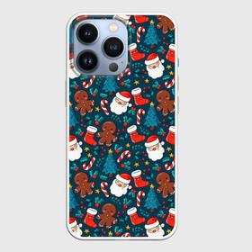 Чехол для iPhone 13 Pro с принтом ПОКРЫТО НОВЫМ ГОДОМ в Белгороде,  |  | 2022 | christmas | new year | pattern | дед мороз | новый год | паттерн | рождество