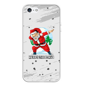 Чехол для iPhone 5/5S матовый с принтом Merry Christmas Santa Dabbing. в Белгороде, Силикон | Область печати: задняя сторона чехла, без боковых панелей | 2022 | dabbing | happy new year | merry christmas | santa dabbing | год тигра | зима близко | нг | новогодний | новогодний тигр | новый год | новый год 2022 | рождество | символ 2022 года | снежинки