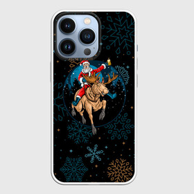 Чехол для iPhone 13 Pro с принтом Олень и Santa. в Белгороде,  |  | 2022 | happy new year | merry christmas | rdnewyear22 | santa | год тигра | зима близко | нг | новогодний | новый год | новый год 2022 | олень | рождество | санта | символ 2022 года | снежинки