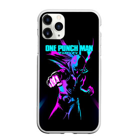 Чехол для iPhone 11 Pro Max матовый с принтом Неоновый Сайтама One Punch-Man в Белгороде, Силикон |  | Тематика изображения на принте: hagemanto | one punch man | one punchman | onepunchman | saitama | sensei | аниме | ван панч мен | ванпанчмен | лысый плащ | манга | сайтама | сильнейший человек | учитель | человек одинудар | человек одного удара