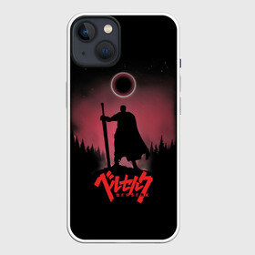 Чехол для iPhone 13 с принтом Ночной берсерк в Белгороде,  |  | anime | berserk | gats | gattsu | guts | knight | manga | samurai | аниме | берсерк | бирсерк | броня | воин | гатс | гатц | герой | клеймённый мечник | клеймо | кшатрий ду | манга | мультсериал | обречённый сражаться | персонаж