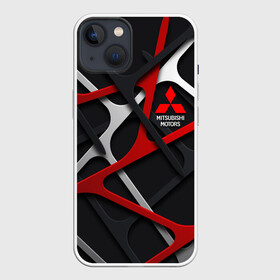 Чехол для iPhone 13 с принтом MITSUBISHI 3D Texture Logo в Белгороде,  |  | auto | autosport | avto | car | mitsubishi | race | street racing | авто | автоспорт | гонки | марка | машина | митсубиси | митсубиши | мицубиси | мицубиши | тачка