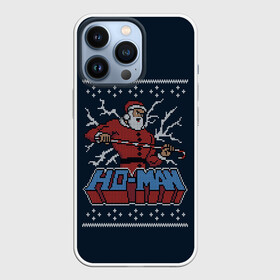 Чехол для iPhone 13 Pro с принтом HO MAN | SANTA в Белгороде,  |  | 2022 | bad | christmas | cold | ha | hipster | ho | klaus | man | merry | new | santa | snow | winter | year | вязаный | год | дед | зима | клаус | мороз | новый | рождество | санта | снег | ха | хипстер | хо | холод