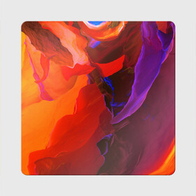 Магнит виниловый Квадрат с принтом Акварельная Феерия в Белгороде, полимерный материал с магнитным слоем | размер 9*9 см, закругленные углы | абстракция | акварель | акварельная абстракция | рисунок | цвета