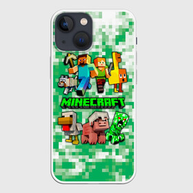 Чехол для iPhone 13 mini с принтом Minecraft персонажи мобы в Белгороде,  |  | creeper | green minecraft | minecraft | minecraft creeper | minecraft dungeons | детские игры | зеленый майнкрафт | крипер | крипер майнкрафт | криппер | майнкрафт | майнкрафт крипер | майнкрафт персонажи | майнкрафт подземелье