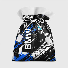 Подарочный 3D мешок с принтом BMW следы от шин. в Белгороде, 100% полиэстер | Размер: 29*39 см | Тематика изображения на принте: bmw | bmw performance | m | motorsport | performance | бмв | моторспорт | следы о  шин