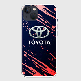 Чехол для iPhone 13 с принтом Toyota градиент. в Белгороде,  |  | auto | sport | toyota | авто | автомобиль | бренд | спорт | тойота