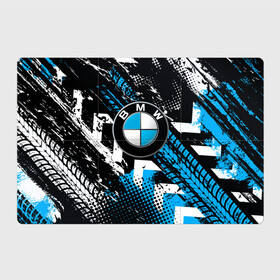 Магнитный плакат 3Х2 с принтом Следы от шин BMW в Белгороде, Полимерный материал с магнитным слоем | 6 деталей размером 9*9 см | Тематика изображения на принте: bmw | bmw performance | m | motorsport | performance | бмв | моторспорт