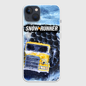 Чехол для iPhone 13 с принтом SNOWRUNNER ART СНОУРАННЕР АРТ в Белгороде,  |  | game | snow runner | snowrunner | winter | грузовик | дальнобойщик | зима | игра | лес | симулятор | снег | сноу раннер | сноураннер