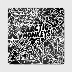 Магнит виниловый Квадрат с принтом Arctic monkeys Pattern в Белгороде, полимерный материал с магнитным слоем | размер 9*9 см, закругленные углы | alternative | arctic monkeys | metall | music | rock | альтернатива | арктик монкейс | арктические обезьяны | металл | музыка | рок