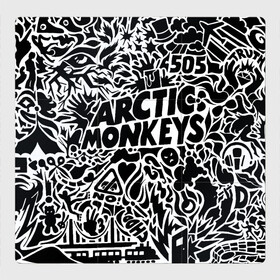 Магнитный плакат 3Х3 с принтом Arctic monkeys Pattern в Белгороде, Полимерный материал с магнитным слоем | 9 деталей размером 9*9 см | alternative | arctic monkeys | metall | music | rock | альтернатива | арктик монкейс | арктические обезьяны | металл | музыка | рок