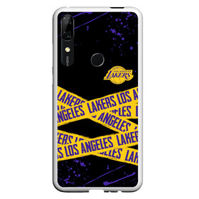 Чехол для Honor P Smart Z с принтом LAKERS LOGO БРЫЗГИ КРАСОК в Белгороде, Силикон | Область печати: задняя сторона чехла, без боковых панелей | Тематика изображения на принте: america | basketball | kobe bryant | la | la lakers | lakers | lines | los angeles lakers | nba | usa | баскетбол | брызги | брызги красок | кобе брайант | краски | линии | лос анджелес лейкерс | нба | полосы | сша