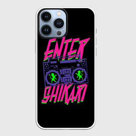 Чехол для iPhone 13 Pro Max с принтом Enter Shikari BoomBox в Белгороде,  |  | Тематика изображения на принте: alternative | enter shikari | metall | music | rock | альтернатива | интер шикари | металл | музыка | рок | энтер шикари