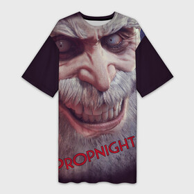 Платье-футболка 3D с принтом Propnight  Horror Game в Белгороде,  |  | dead by daylight | pronight выживание | pronight прятки | prop hunt | propnight game | propnight выживание | игра pronight | классический хоррор | новые прятки | пропнайт кооператив