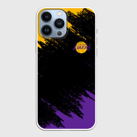 Чехол для iPhone 13 Pro Max с принтом LAKERS БРЫЗГИ КРАСОК в Белгороде,  |  | Тематика изображения на принте: america | basketball | colors | kobe bryant | la | la lakers | lakers | los angeles lakers | nba | paints | usa | баскетбол | брызги | брызги красок | кобе брайант | краски | лос анджелес лейкерс | нба | сша