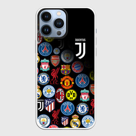 Чехол для iPhone 13 Pro Max с принтом JUVENTUS LOGOBOMBING SPORT в Белгороде,  |  | black white | cr7 | fc juventus | football | juve | juventus | ronaldo | sport | бык | роналдо | роналду | спорт | футбол | чёрно белый | ювентус