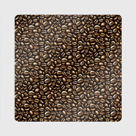 Магнит виниловый Квадрат с принтом Кофе (Coffee) в Белгороде, полимерный материал с магнитным слоем | размер 9*9 см, закругленные углы | americano | chocolate | coffee | espresso | latte | moccacino | mocha | nescafe | tea | американо | арабика | бариста | бармен | капучино | кофе | кофевар | кофейные зерна | кофейня | кружка кофе | латте | макиато | моккачино | мокко |