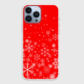 Чехол для iPhone 13 Pro Max с принтом Летящие снежинки в Белгороде,  |  | 2022 | happy new year | merry christmas | год тигра | зима близко | нг | новогодний | новогодний тигр | новый год | новый год 2022 | рождество | символ 2022 года | снежинки