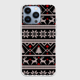 Чехол для iPhone 13 Pro с принтом DEER SWEATER | СВИТЕР С ОЛЕНЯМИ в Белгороде,  |  | 2022 | christmas | cold | deer | merry | new | snow | winter | year | буря | вязаный | год | елка | елки | ель | зима | лес | метель | мороз | новый | олени | олень | оленями | рождество | с | свитер | снег | снежинка | снежинки | холод