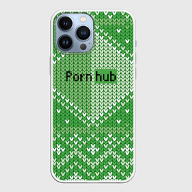 Чехол для iPhone 13 Pro Max с принтом Porn Hub   новогодний в Белгороде,  |  | Тематика изображения на принте: holiday | hype | new year | pattern | новый год | праздник | узор | хайп