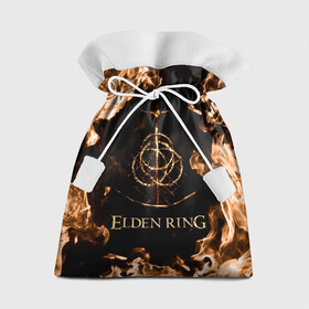 Подарочный 3D мешок с принтом Elden Ring Logo в Белгороде, 100% полиэстер | Размер: 29*39 см | elden ring | игра элден ринг | кольцо элдена | элден | элден ринг