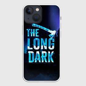 Чехол для iPhone 13 mini с принтом The Long Dark Logo в Белгороде,  |  | Тематика изображения на принте: alaska | long dark | the long dark | аляска | выживание | длинная тьма | долгая тьма | игра long dark