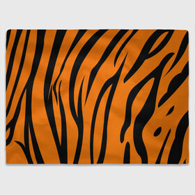 Плед 3D с принтом Текстура тигра/tiger в Белгороде, 100% полиэстер | закругленные углы, все края обработаны. Ткань не мнется и не растягивается | Тематика изображения на принте: tiger | кошка | оранжевый черный | символ 22 года | текстура | тигр