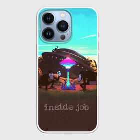 Чехол для iPhone 13 Pro с принтом Mike Inside Job в Белгороде,  |  | горы | гриб | камни | нло | приматы