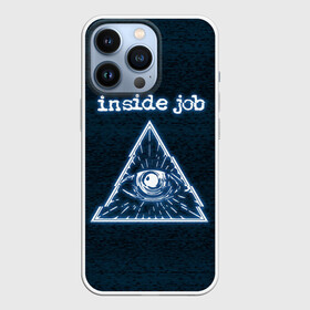 Чехол для iPhone 13 Pro с принтом Всевидящее Cognito Inc в Белгороде,  |  | глаз | знак | помехи | треугольник | экран