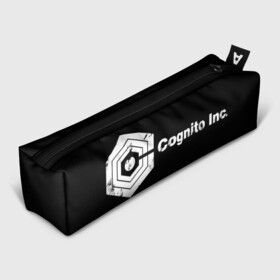 Пенал школьный 3D с принтом Logo Cognito Inc в Белгороде, 100% полиэстер | плотная ткань, застежка на молнии | Тематика изображения на принте: знак | корпорация | логотип | надпись | название