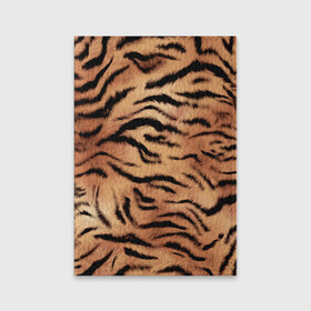 Обложка для паспорта матовая кожа с принтом Шкура тигра текстура в Белгороде, натуральная матовая кожа | размер 19,3 х 13,7 см; прозрачные пластиковые крепления | Тематика изображения на принте: 2022 | год тигра | новый год | новый год 2022 | символ года | тигр | тигренок | тигрица | тигры