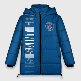 Женская зимняя куртка Oversize с принтом PSG PARIS SAINT GERMAIN WHITE LINE SPORT в Белгороде, верх — 100% полиэстер; подкладка — 100% полиэстер; утеплитель — 100% полиэстер | длина ниже бедра, силуэт Оверсайз. Есть воротник-стойка, отстегивающийся капюшон и ветрозащитная планка. 

Боковые карманы с листочкой на кнопках и внутренний карман на молнии | paris saint germain | psg | saint | sport | париж | псг | псж | спорт | футбол