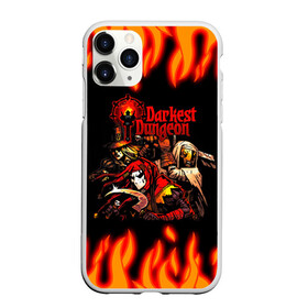 Чехол для iPhone 11 Pro матовый с принтом Darkest Dungeon Heroes в Белгороде, Силикон |  | Тематика изображения на принте: darkest dungeon | могильная воровка | прокаженный | темнейшее подземелье | темное подземелье | шут