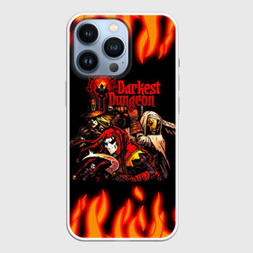 Чехол для iPhone 13 Pro с принтом Darkest Dungeon Heroes в Белгороде,  |  | Тематика изображения на принте: darkest dungeon | могильная воровка | прокаженный | темнейшее подземелье | темное подземелье | шут