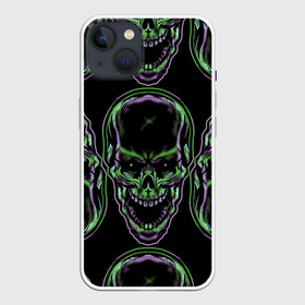 Чехол для iPhone 13 с принтом Skulls vanguard pattern 2077 в Белгороде,  |  | fashion | hype | neon | pattern | skull | vanguard | авангард | неон | узор | хайп | череп