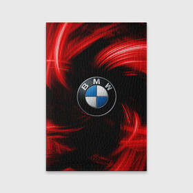 Обложка для паспорта матовая кожа с принтом BMW RED BEAST в Белгороде, натуральная матовая кожа | размер 19,3 х 13,7 см; прозрачные пластиковые крепления | autosport | bmw | motorsport | авто | автоспорт | бмв | в тренде | красный | машина | подарок | популярое | рекомендации | спорт