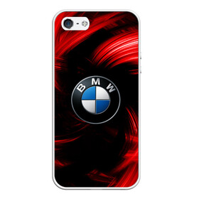 Чехол для iPhone 5/5S матовый с принтом BMW RED BEAST в Белгороде, Силикон | Область печати: задняя сторона чехла, без боковых панелей | autosport | bmw | motorsport | авто | автоспорт | бмв | в тренде | красный | машина | подарок | популярое | рекомендации | спорт