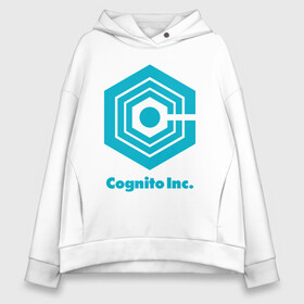 Женское худи Oversize хлопок с принтом Корпорация Заговор Cognito Inc в Белгороде, френч-терри — 70% хлопок, 30% полиэстер. Мягкий теплый начес внутри —100% хлопок | боковые карманы, эластичные манжеты и нижняя кромка, капюшон на магнитной кнопке | cognito inc | inside job | shadow government | когнито | корпорация заговор | мультфильм | рейган ридли | теневое правительство | теории заговора