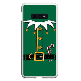 Чехол для Samsung S10E с принтом Christmas Elf Outfit в Белгороде, Силикон | Область печати: задняя сторона чехла, без боковых панелей | christmas | claus | clothes | deer | elf | frost | helpers | new | north | outfit | pole | santa | year | год | дед | клаус | мороз | новый | одежда | олени | полюс | помощники | рождественский | рождество | санта | санты | северный | эльф