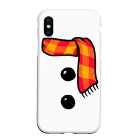 Чехол для iPhone XS Max матовый с принтом Snowman Outfit в Белгороде, Силикон | Область печати: задняя сторона чехла, без боковых панелей | attributes | buttons | christmas | new | scarf | snow | snowman | snowy | woman | year | атрибутика | баба | год | новый | пуговица | пуговицы | рождество | снег | снеговик | снежная | шарф