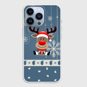 Чехол для iPhone 13 Pro с принтом New Years Deer в Белгороде,  |  | 2021 | 2022 | happy new year | happy new year 2022 | новогодний олень | новый год | новый год 2022 | олень с подарком